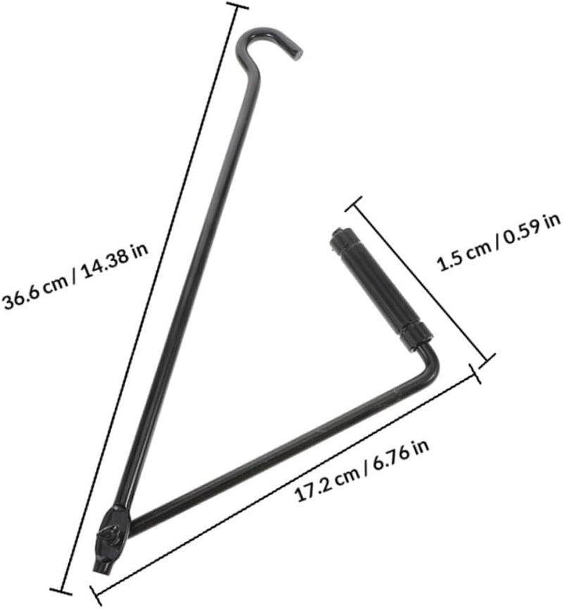 2Pcs Trailer Jack Crank Handle Replacement for Car Truck Scissor Lift - Image 2